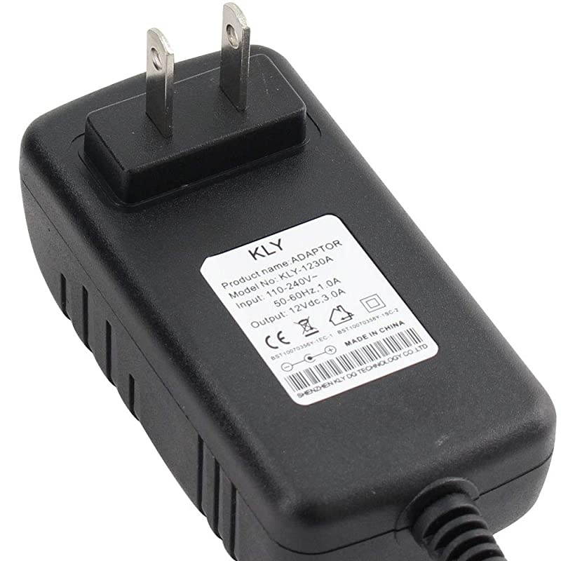 DC 12V 3A Power Supply Converter Adapter, 36Watts Wall Power Converter, 5.5mm x 2.5mm DC Jack,for LED Strip,CCTV Camera,Wireless Router,Monitor