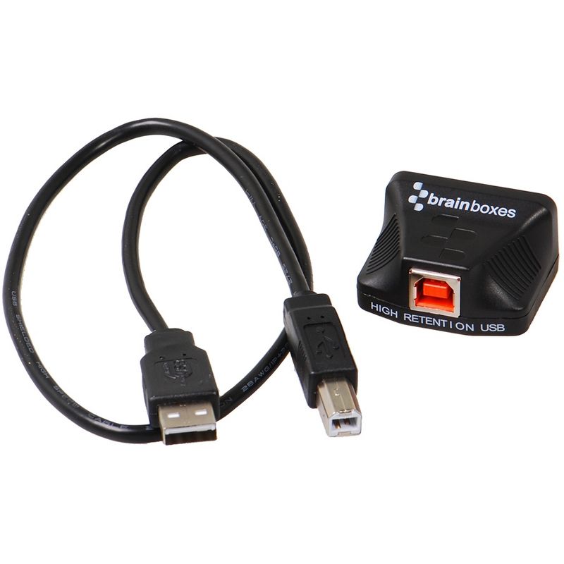 Brainboxes Ultra 1 Port RS232 USB to Serial Adapter - External - USB 2.0 - PC, Mac, Linux - 1 x Number of Serial Ports External - TAA Compliant