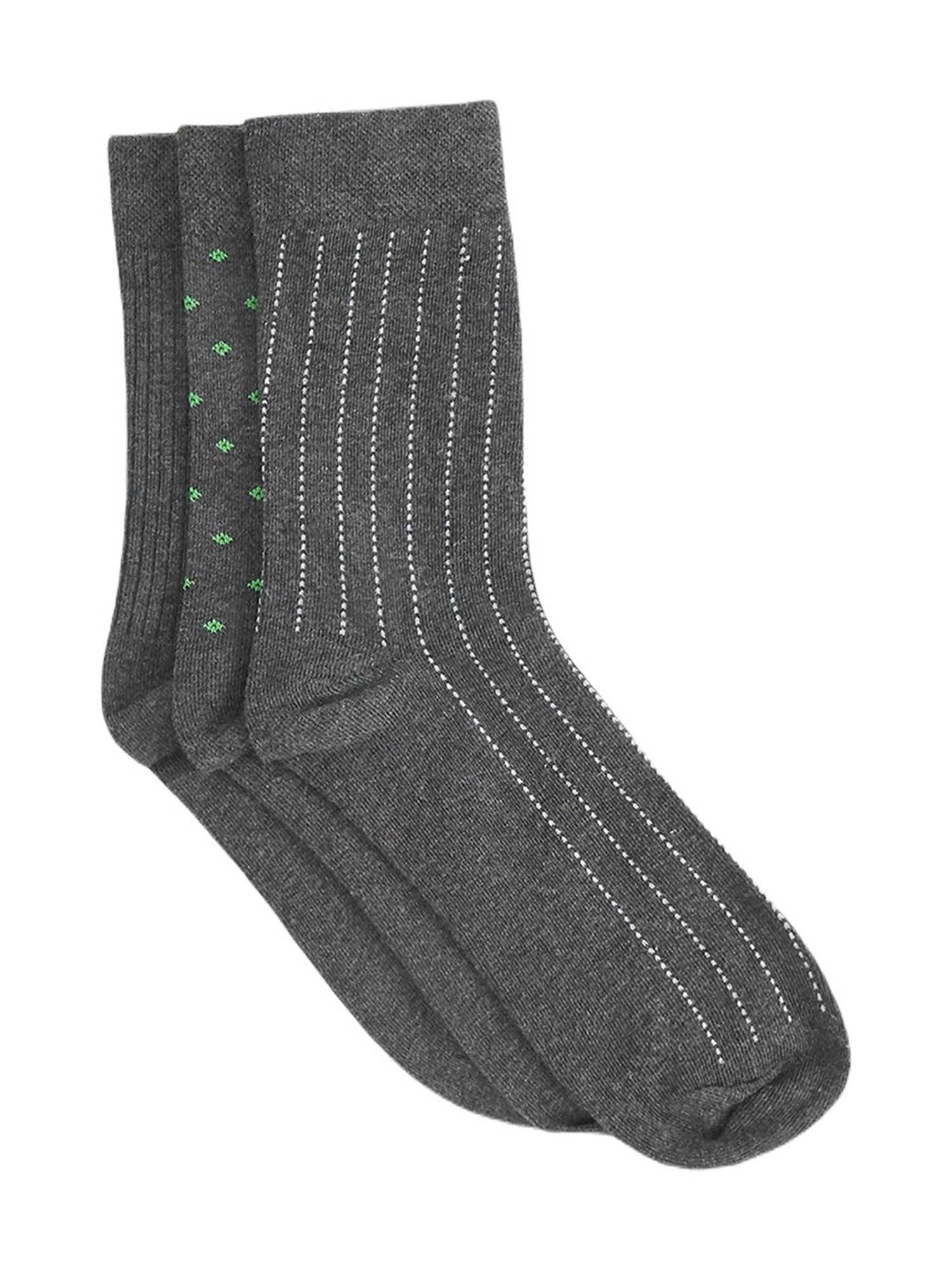 Richard Parker by Pantaloons Black Solid Socks - Pack of 3