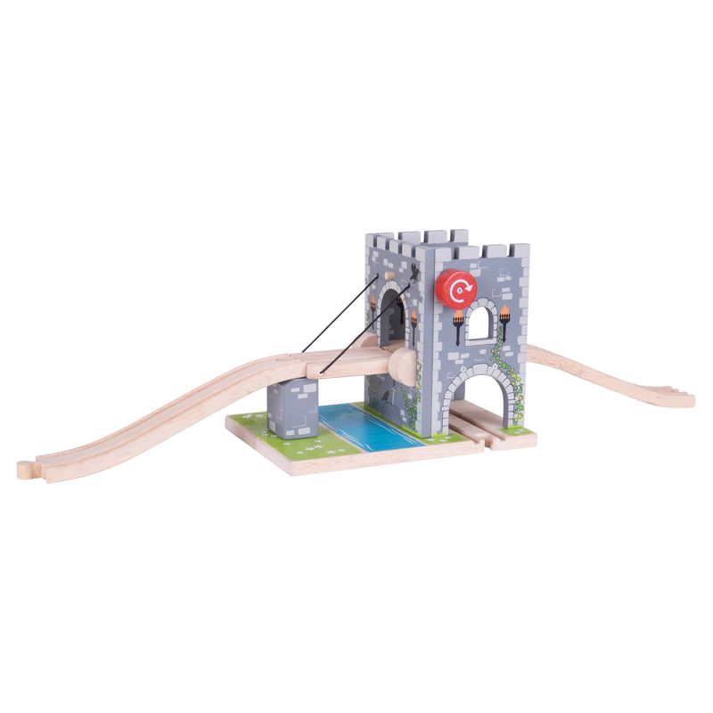 Bigjigs Rail Drawbridge Wooden Railway Train Set Accessory