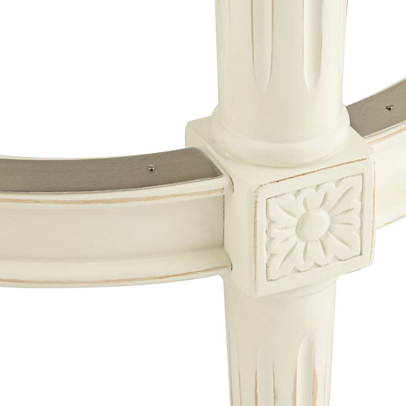 55 Downing Street Oliver Erin Cream Swivel Bar Stool