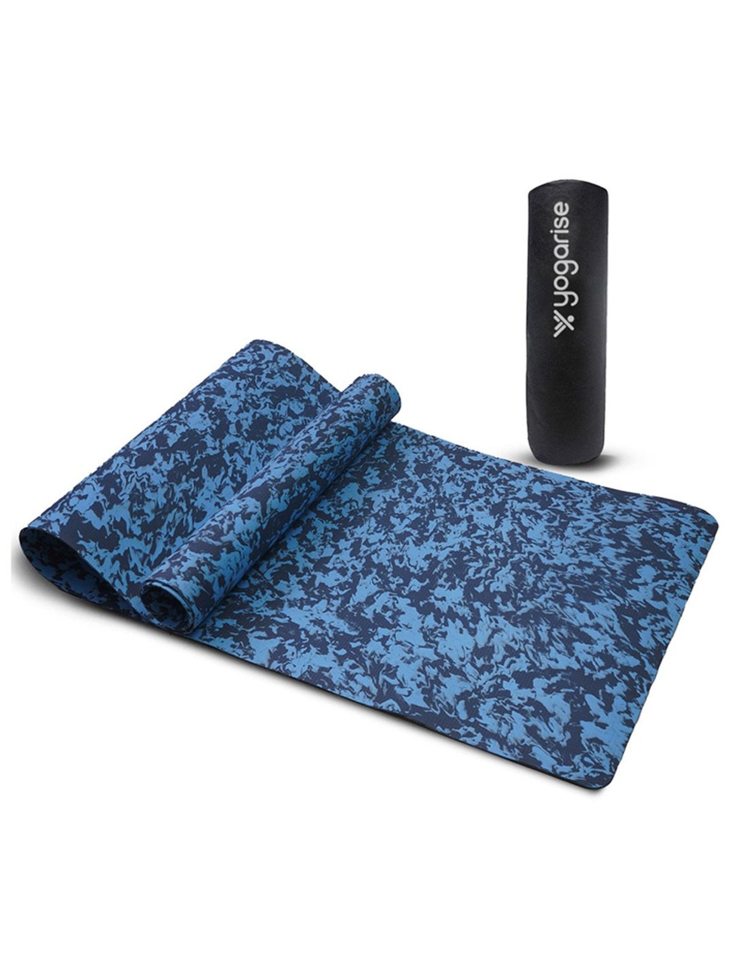 Yogarise Anti-Skid Yoga Mat (Blue) Size - 4mm