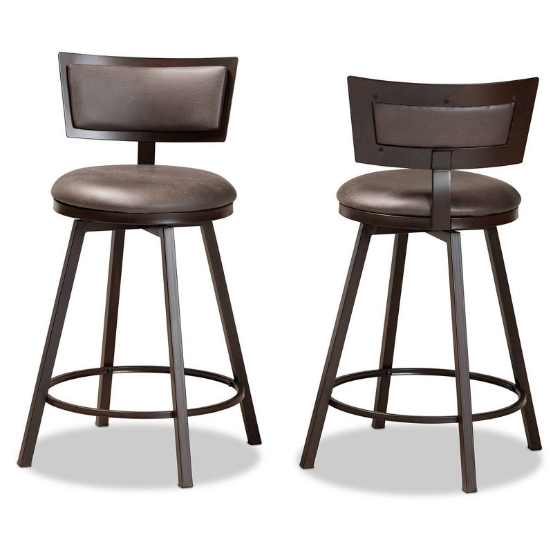 Ladder Barstool Seat Black - Riverstone Furniture Collection