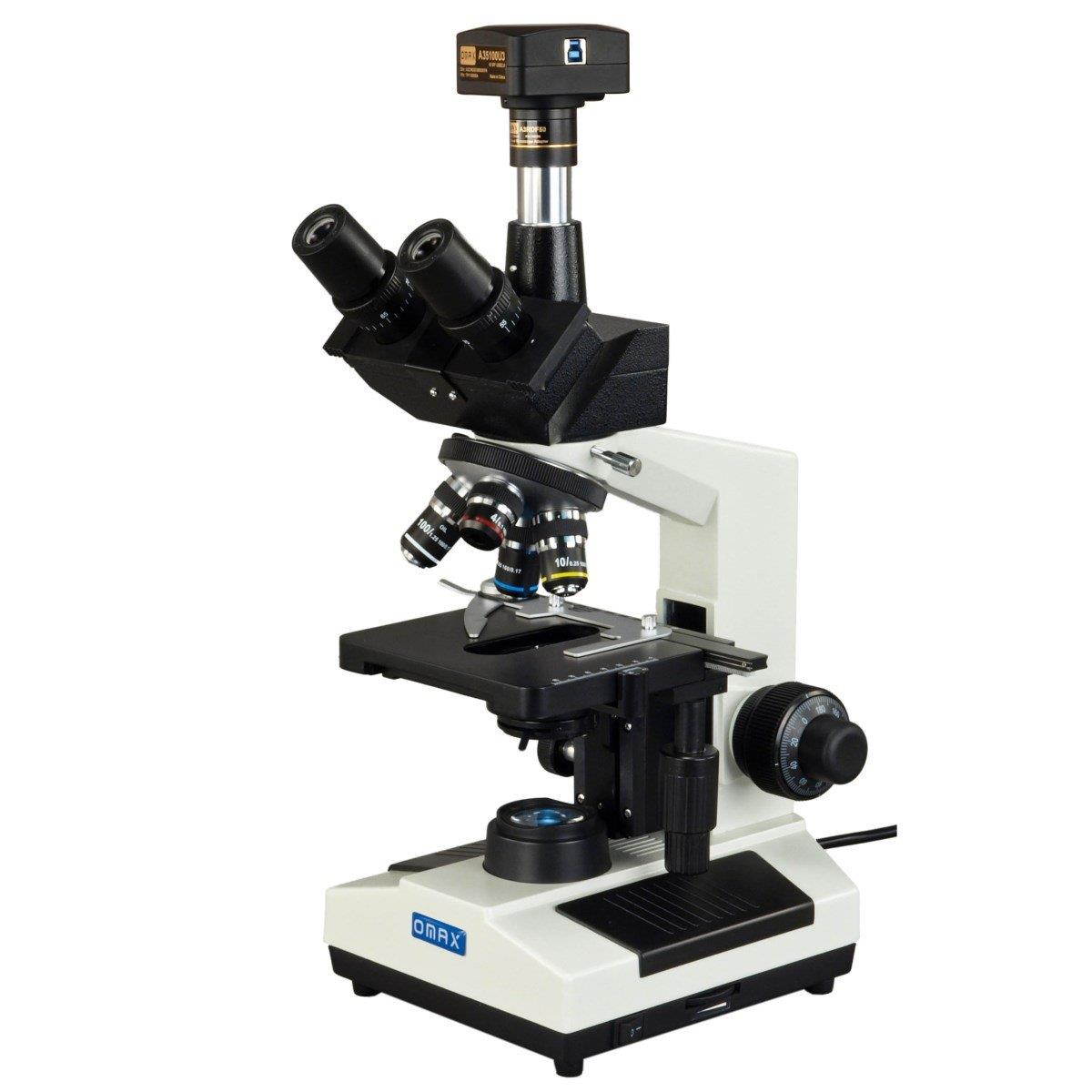 OMAX 40X-2500X Super Speed USB3 14MP Digital Compound Trinocular LED Lab Biological Microscope