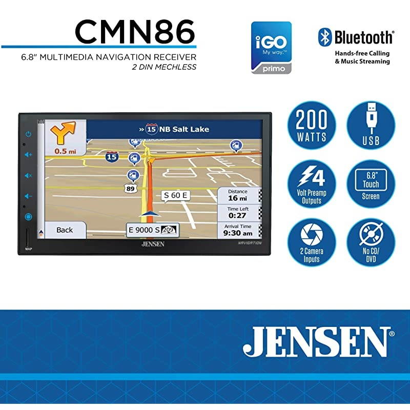 Otto Navi In Dash Navigation System DVD GPS Navigation Multimedia Radio and Dash Kit for Hyundai Sonata 2018 and up