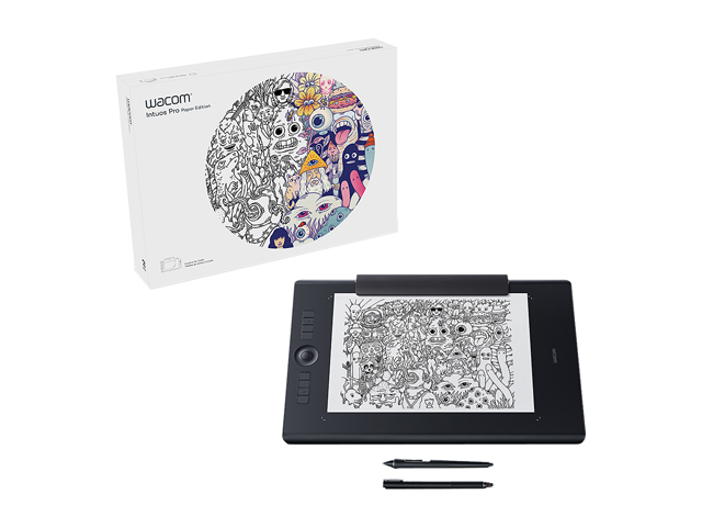 Wacom Intuos Pro Digital Graphic Drawing Tablet for Mac or PC, Medium (PTH660)