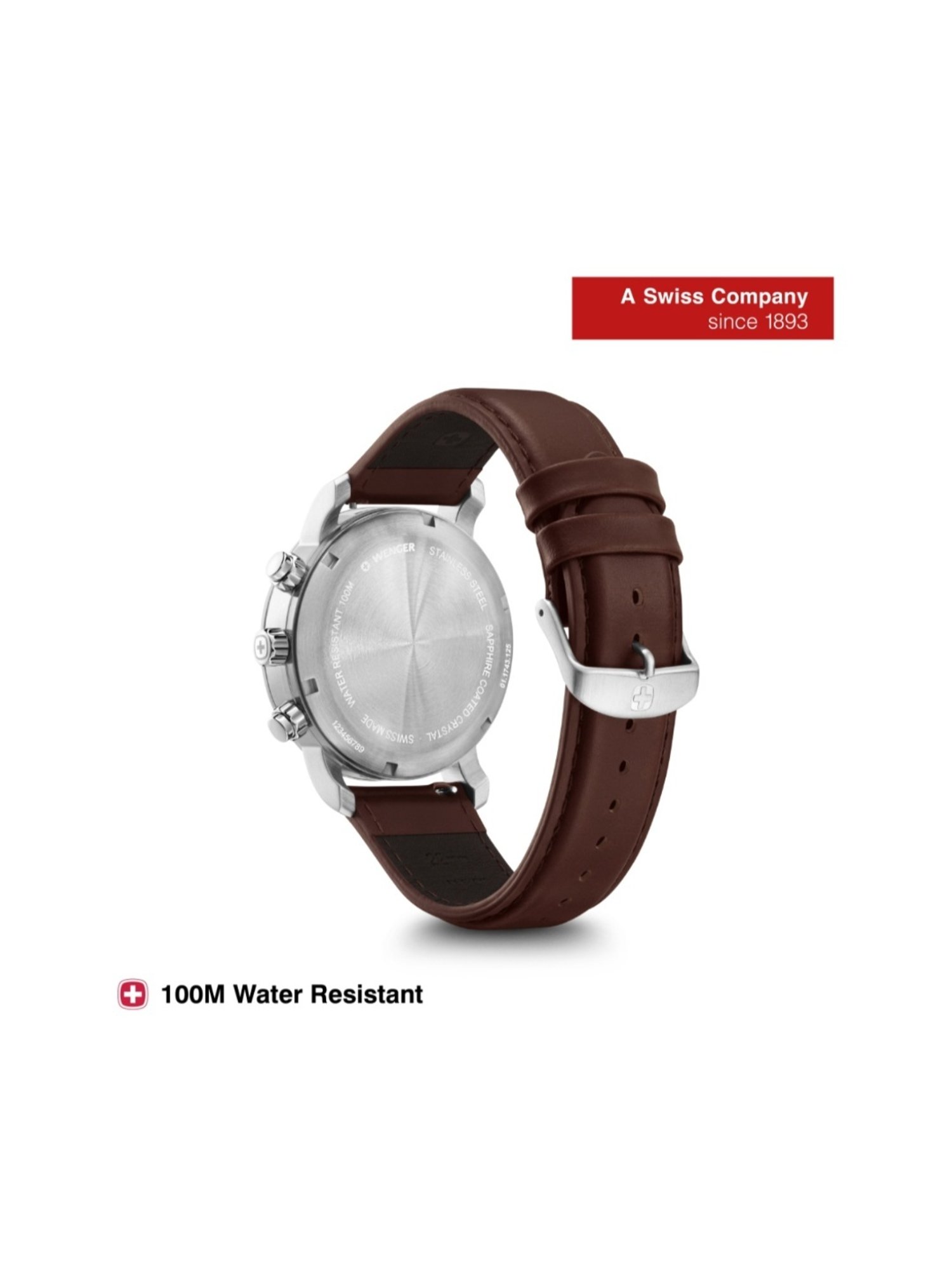 Wenger Swiss Made 01.1743.125 Urban Classic Chrono Analog Watch for Men