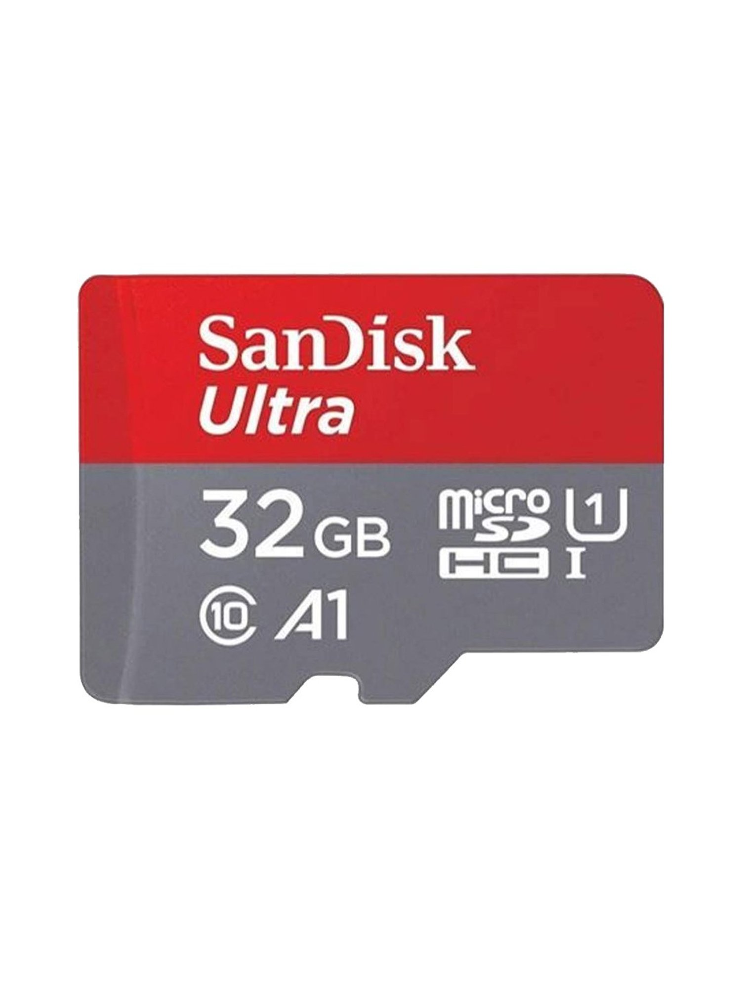 SanDisk Ultra SDSQUA4-032G-GN6MN 32GB MicroSD UHS-I Card - Pack of 2 (Red/Grey)