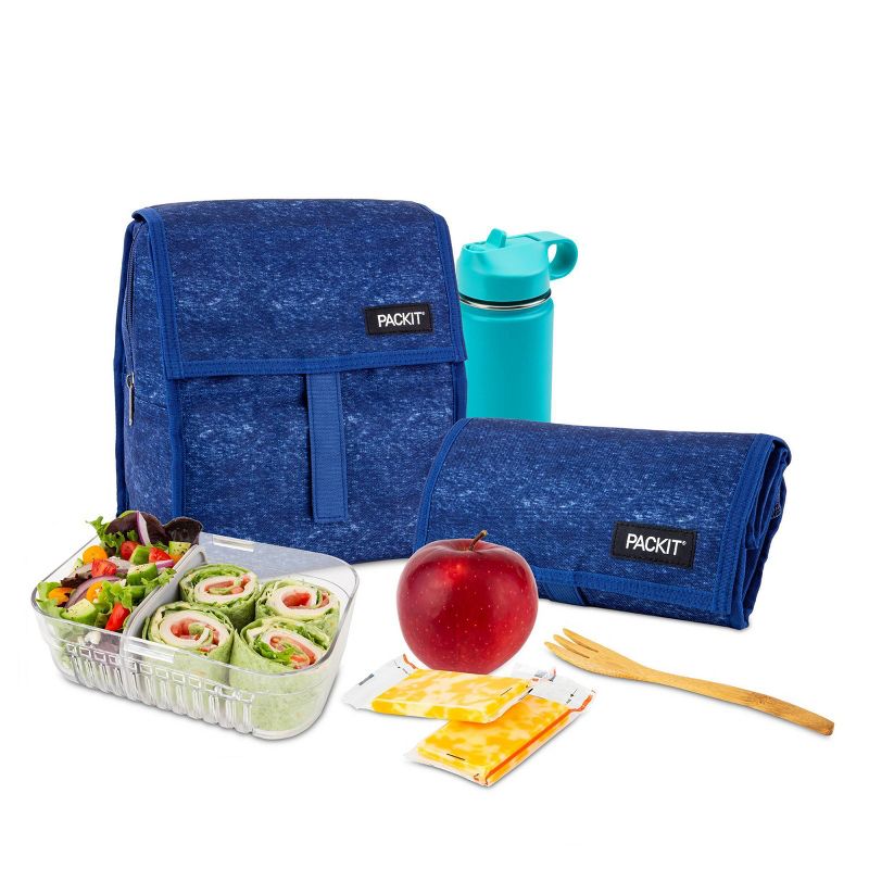 Packit Freezable Lunch Bag - Navy Heather
