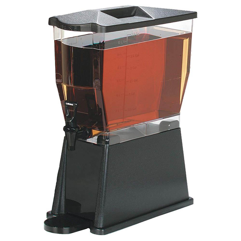 CARLISLE 1085203 Beverage Dispenser,Single,3 Gal,Black