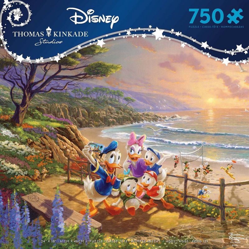 Ceaco Disney Thomas Kinkade: A Duck of a Day Jigsaw Puzzle - 750pc