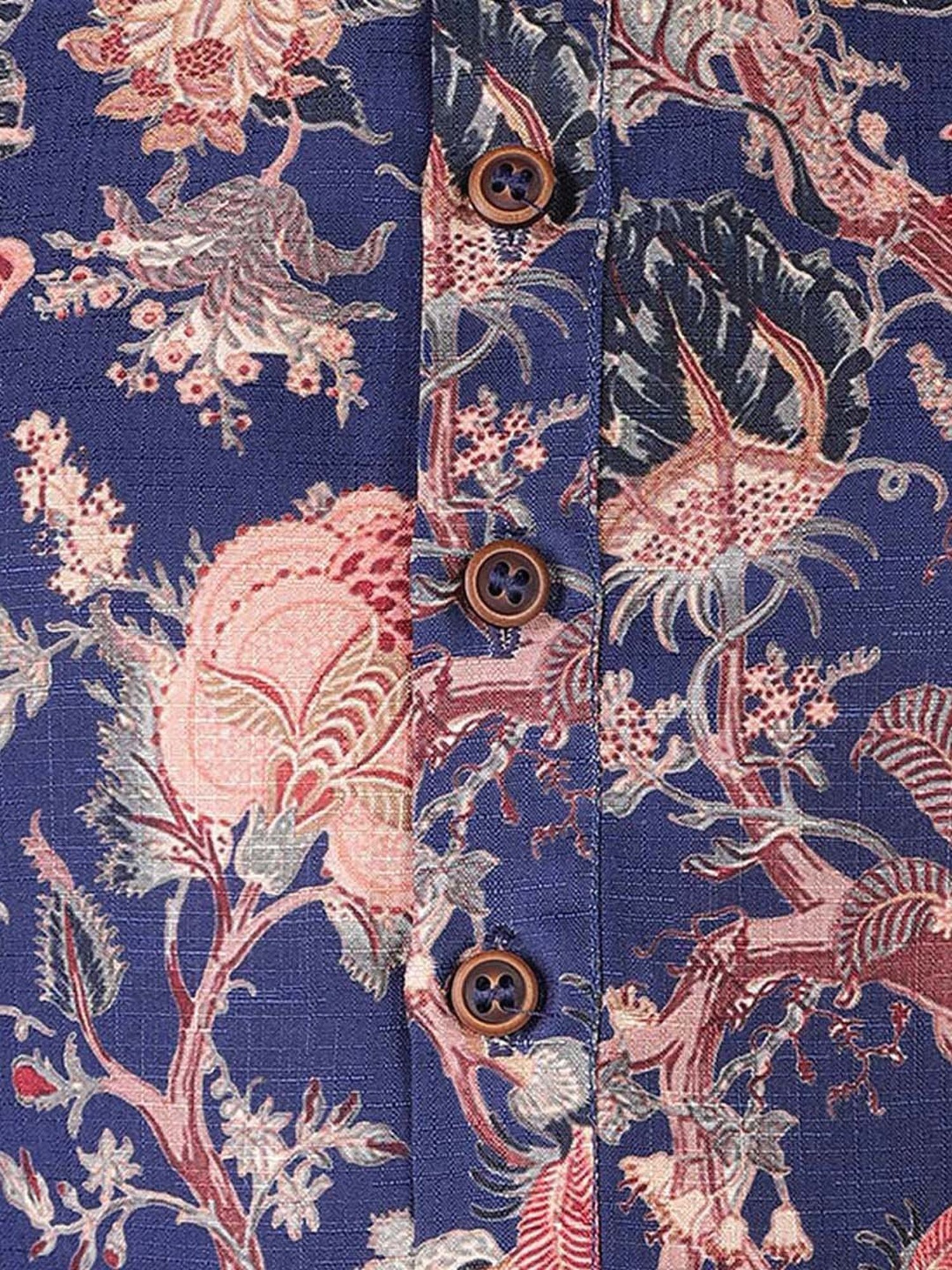 TABARD Kids Blue & Beige Cotton Printed Kurta Set