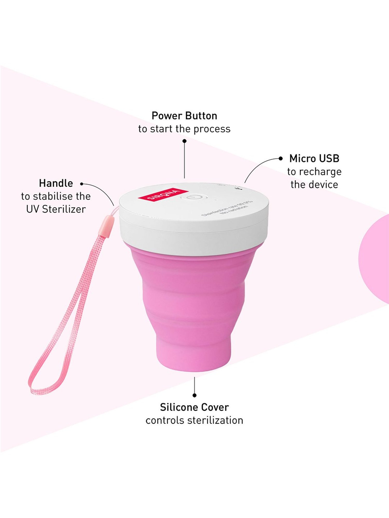 CARMESI Menstrual Cup With Pouch - Small