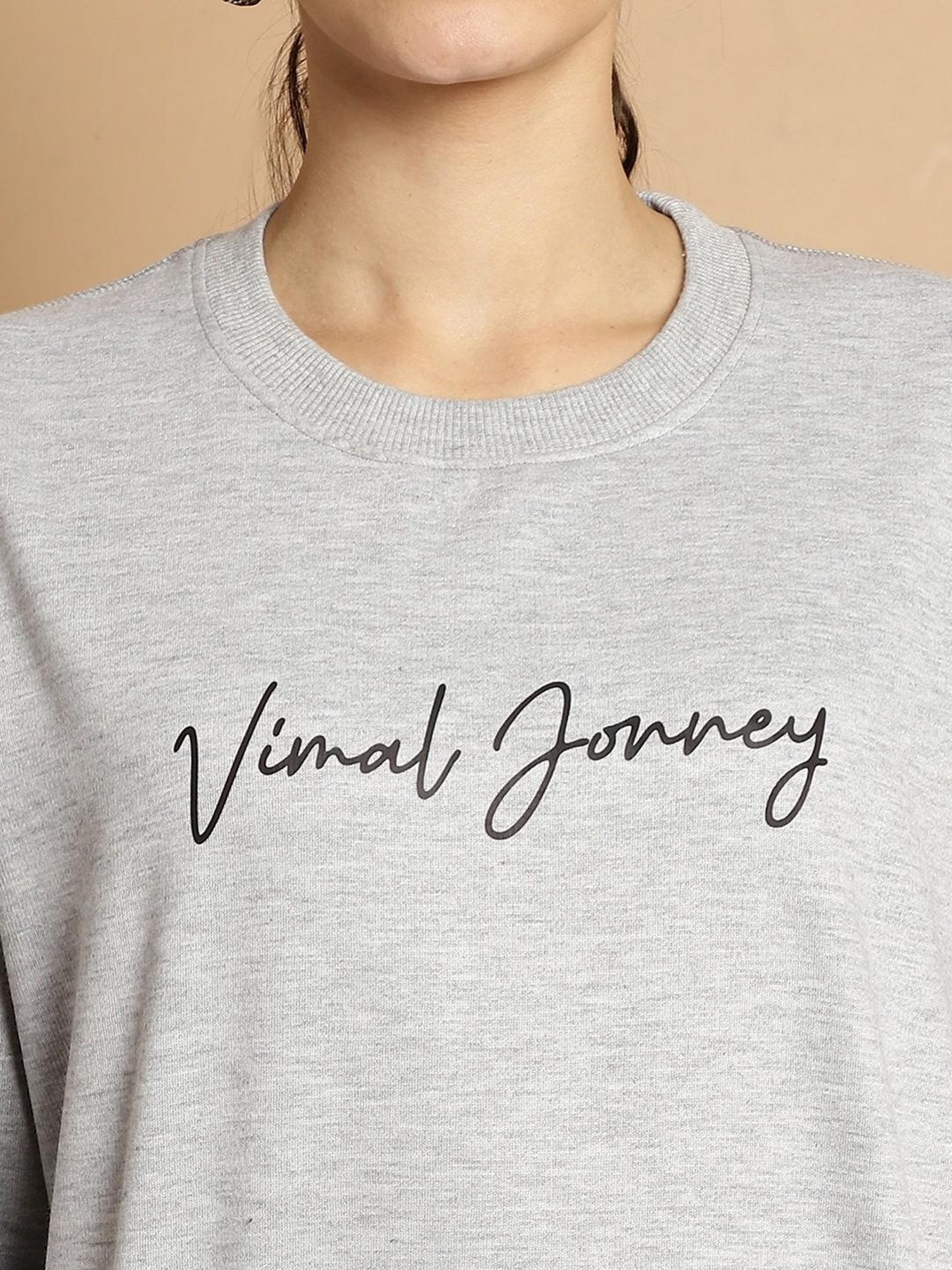 Vimal Jonney Rust & Grey Printed Sweatshirt - Pack Of 2