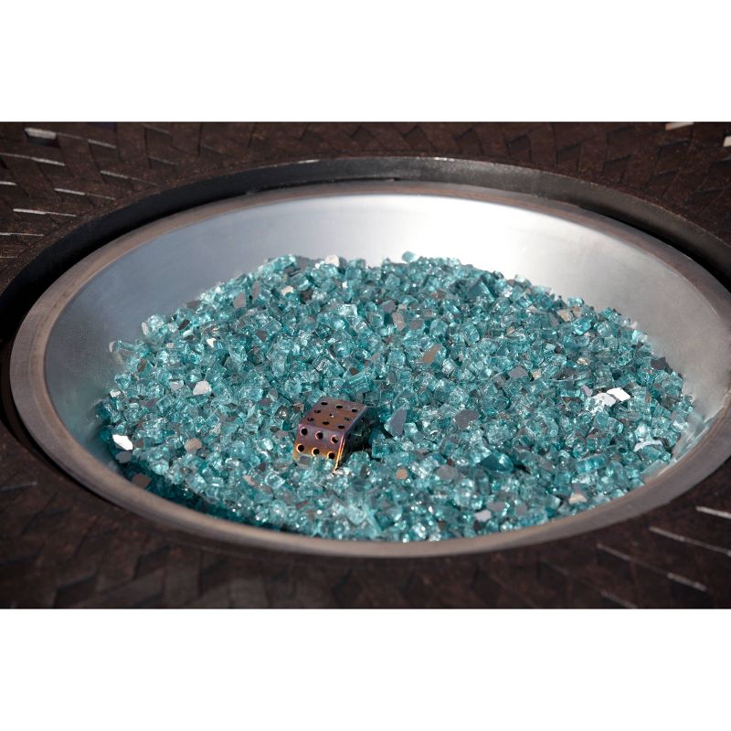 American Fireglass 10 LB Bag 1/2 Inch Reflective Fireplace & Firepit Fire Glass, Copper