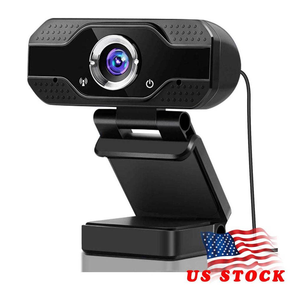 1080P HD Webcam  with Microphone - 2MP PC Skype Camera  for Video Calling, YouTube and Recording for Computer Laptop Desktop