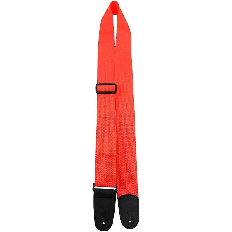 Road Runner 2" Poly Guitar Strap Red 2 in.