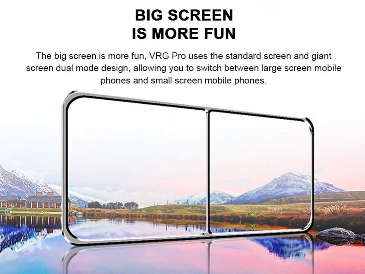 3D VR Headset Smart Glasses Helmet for Smartphones Cell Phone Mobile 7 Inches Lenses Binoculars with Controllers Virtual Reality Full Screen Visual Wide-Angle VR Glasses