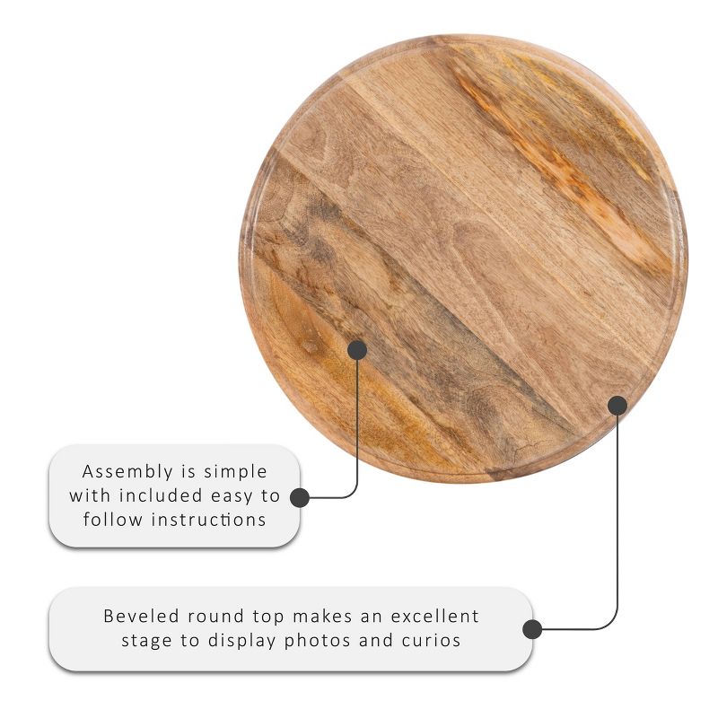 Sanita Side Table Antiqued White - Powell Company