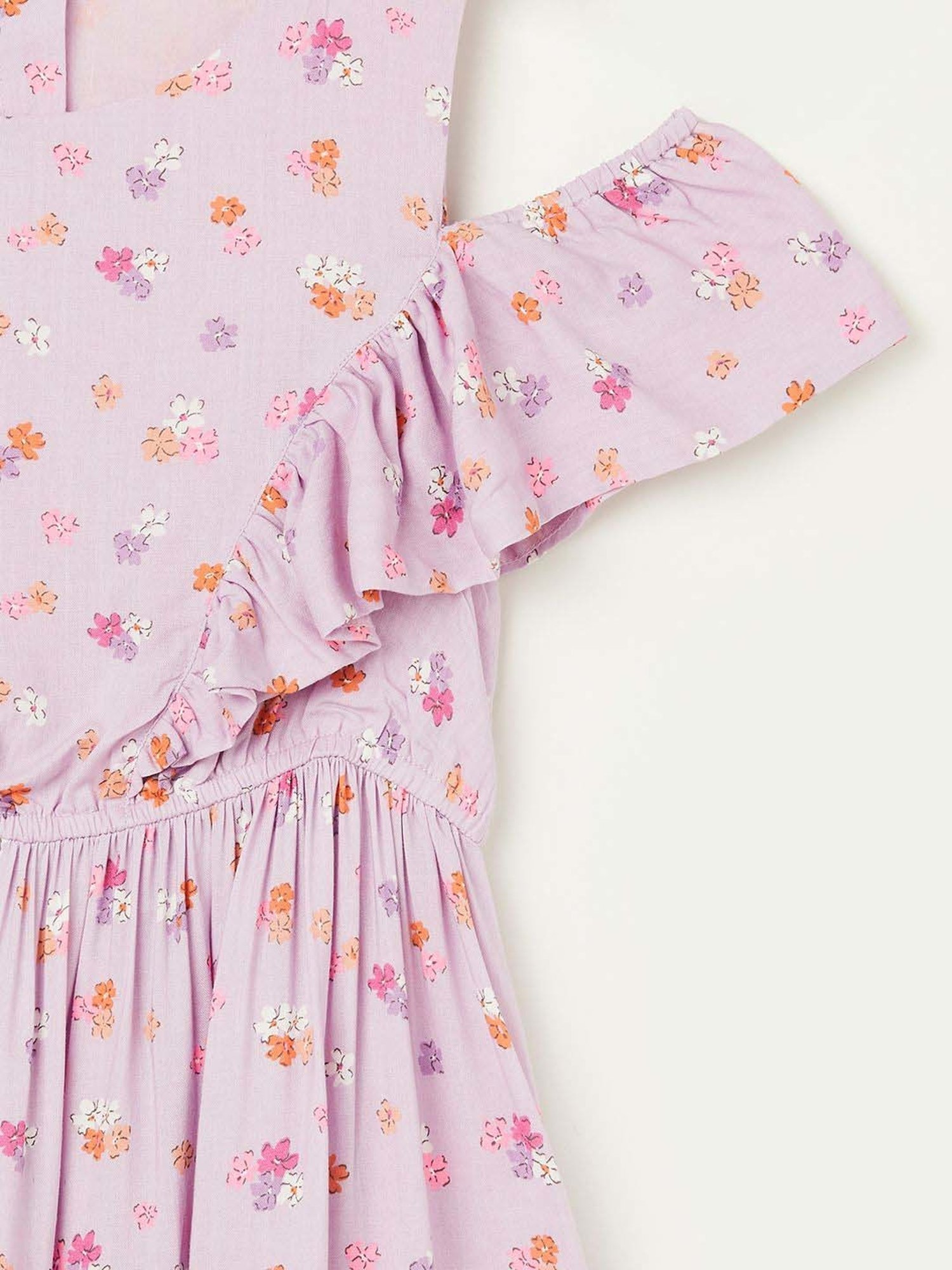 Fame Forever by Lifestyle Kids Lilac Floral Print Dress