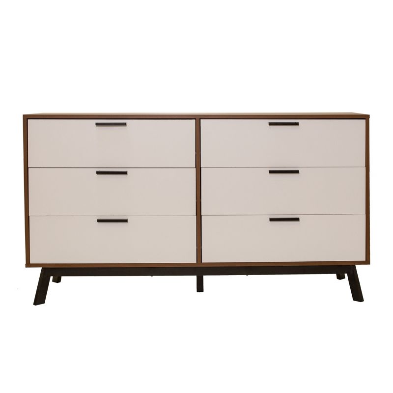 Aspen 6 Drawer Dresser Vintage Reddish/Brown - loft607