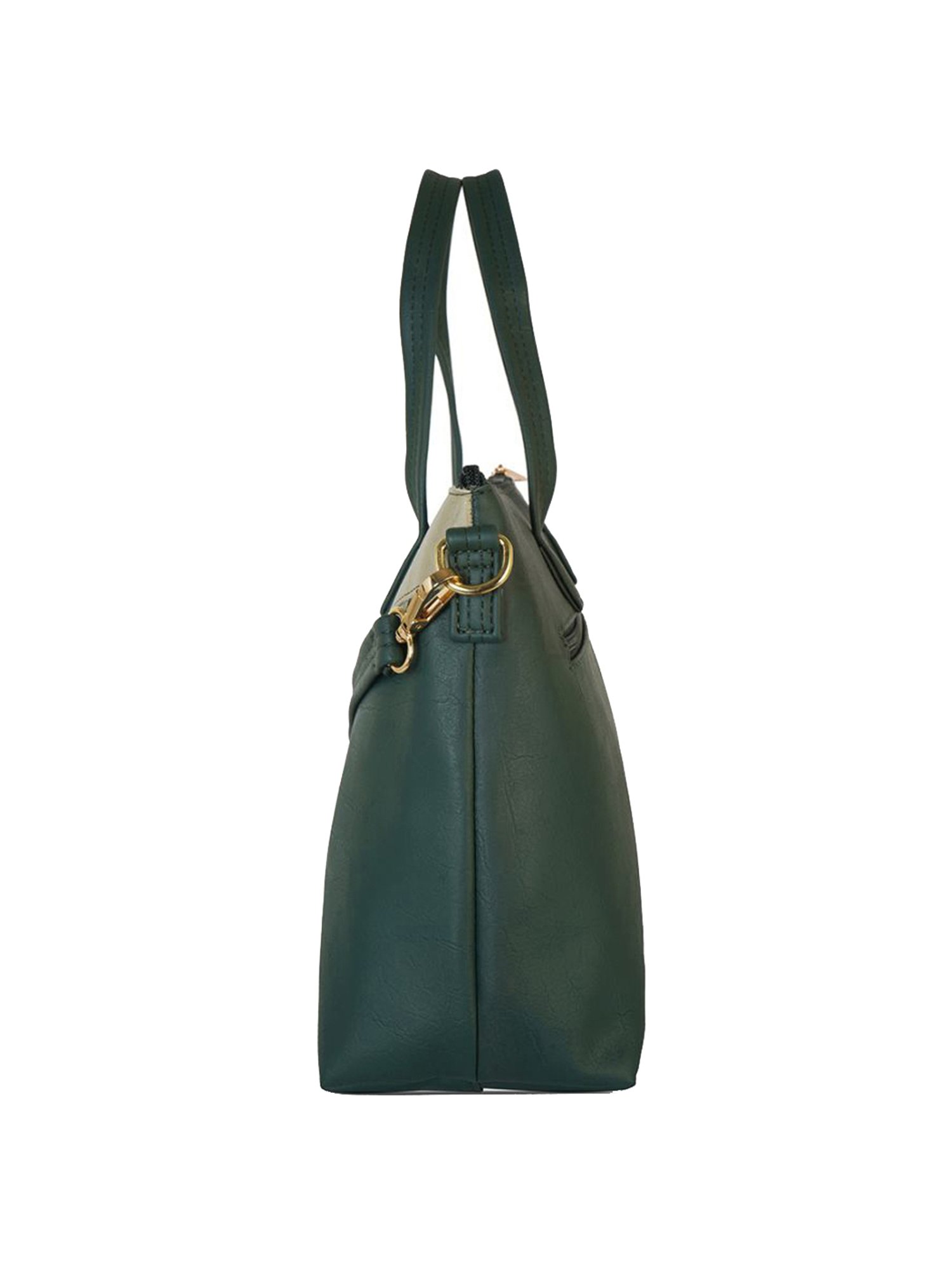 Baggit Green Solid Medium Handbag