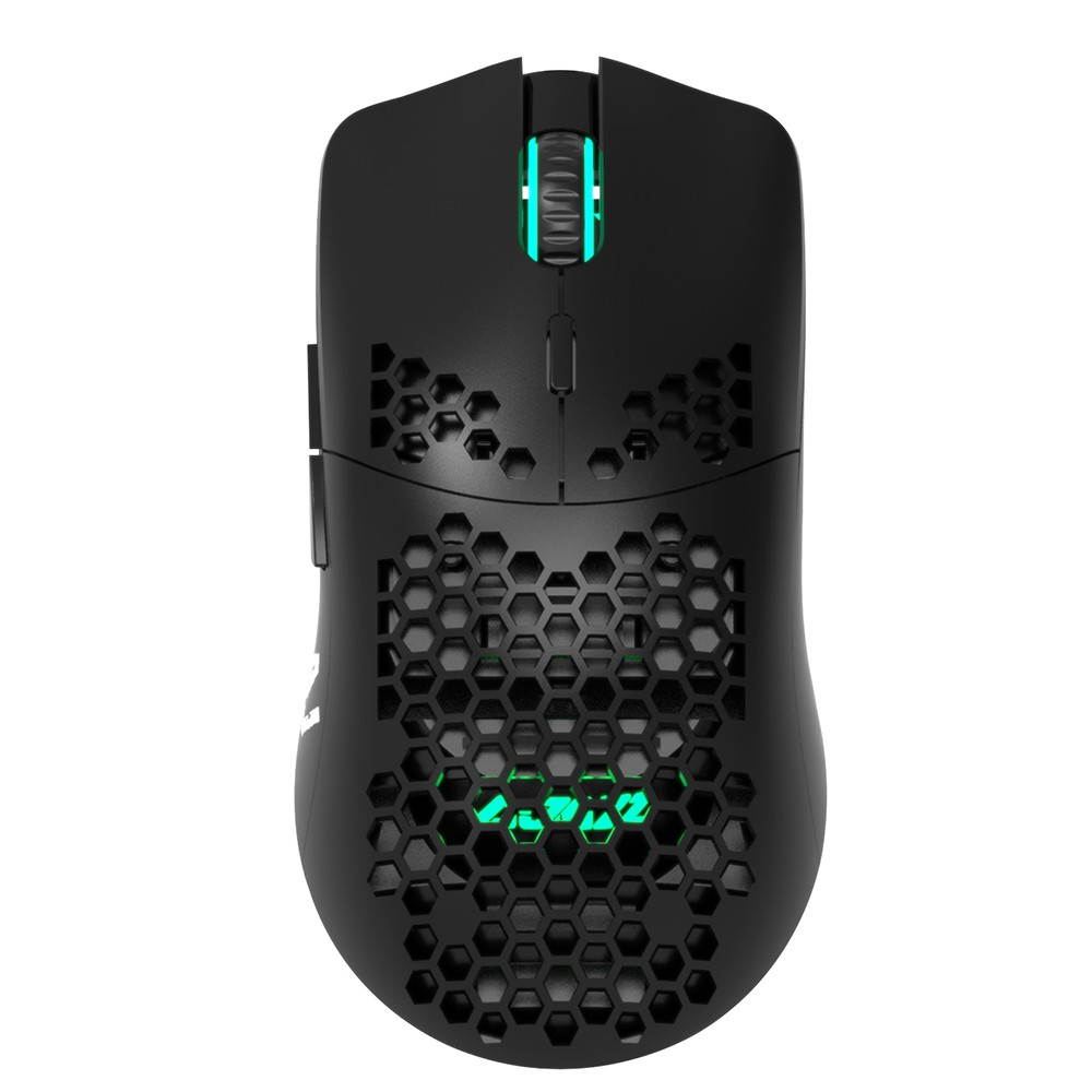 Ajazz AJ390 USB Wired Gaming Mouse with 7 Keys Adjustable DPI Ergonomic Design Hollowed-out Honeycomb Design