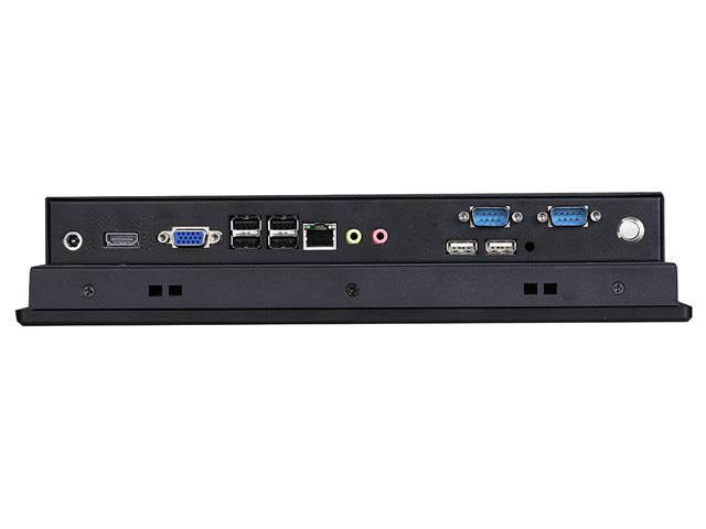 12 Inch 2MM IP65 Industrial Panel PC,All in One PC,Intel Core I5, Windows 7/10,Linux,10 Points Capacitive Touch,(Black),[3RS232/VGA/LAN/5USB2/1USB3/FANLESS],(8G RAM/128G SSD/1TB HDD)