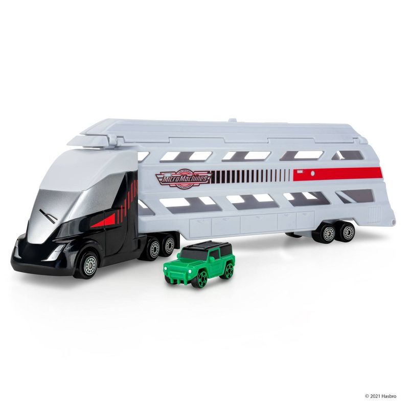 Micro Machines Mini Vehicle Hauler - White