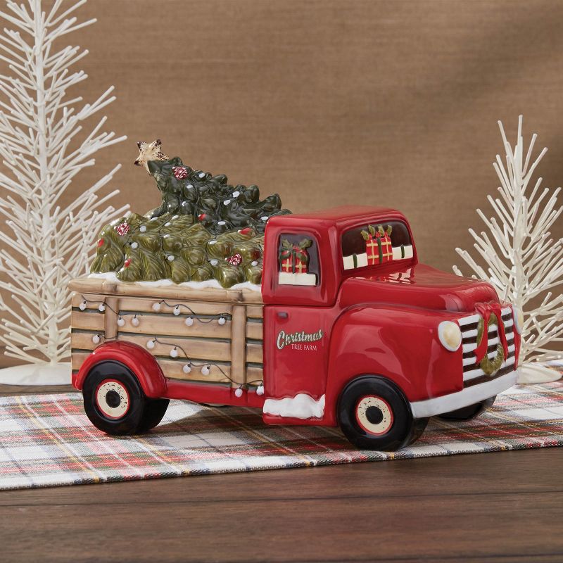 Park Designs Over The River Cookie Jar - Red