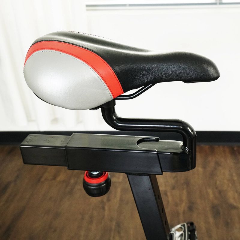Sunny Health & Fitness Pro II Indoor Cycling Exercise Bike with Device Mount and Advanced Display