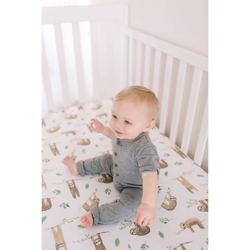 Copper Pearl Premium Crib Sheet - Noah