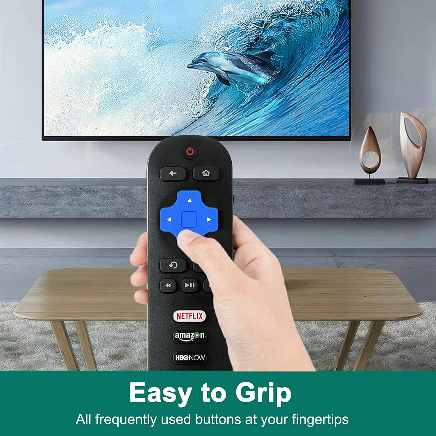 Replacement Remote Compatible with TCL Roku TV 55S401 55S405 55S403 55FS3750 48FS3750 40FS3800 40FS3750 65US5800 40FS4610R 32S301 49S405 55P605 48FS4610R 50FS3750 32FS4610R 50FS3850 43S405