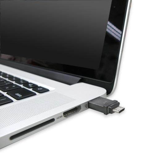 PQI CONNECT 201 32GB USB/Micro USB Flash Pen Drive Memory Stick Key Thumb OTG