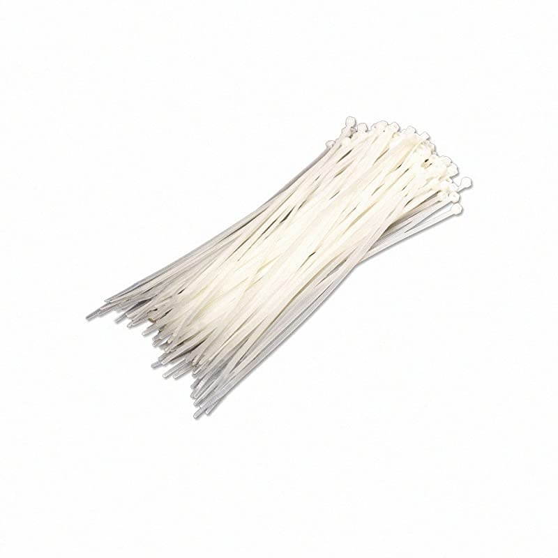 10 Inch Nylon Cable Wire Zip Tie 40 lbs Natural White 1000 Pack Lot Pcs Qty