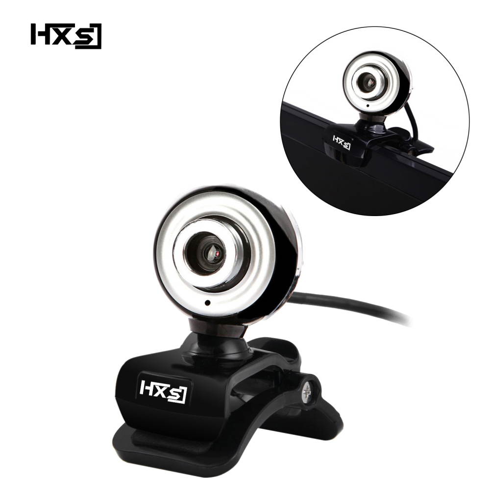 HXSJ A848  USB 2M Pixels Webcam Camera Video with Absorption Microphone MIC for Skype for Android TV Rotatable Computer Camera USB Web Cam