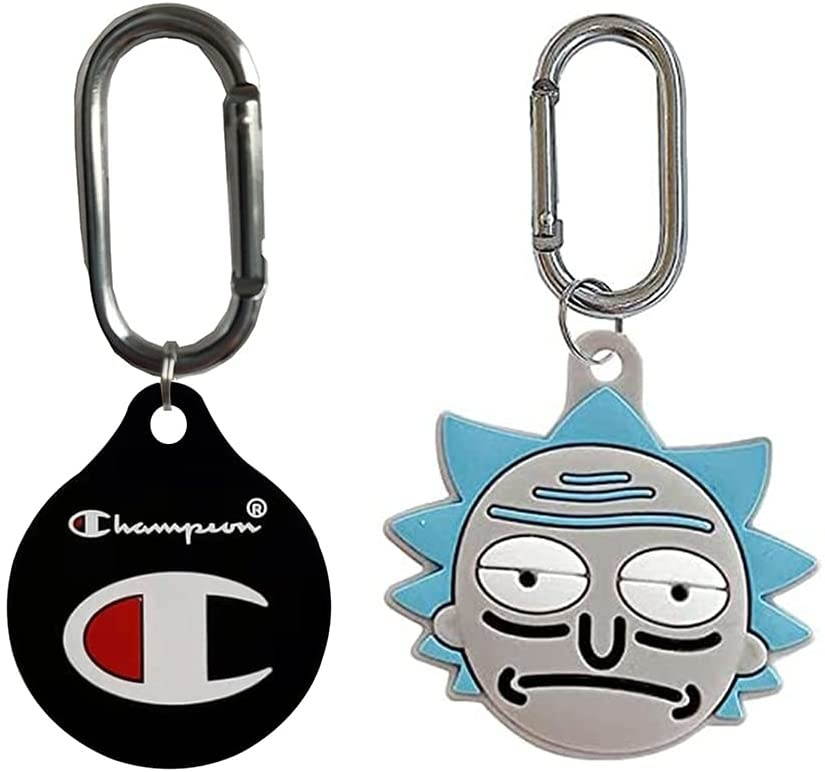 for Apple Air_Tags Silicone Case,3D Cartoon Animal Fashion Character Silicone Cartoon,with Keychain Protective Anti-Scratch,Compatible with Apple AirTags 2021 (2 pcs Type B)