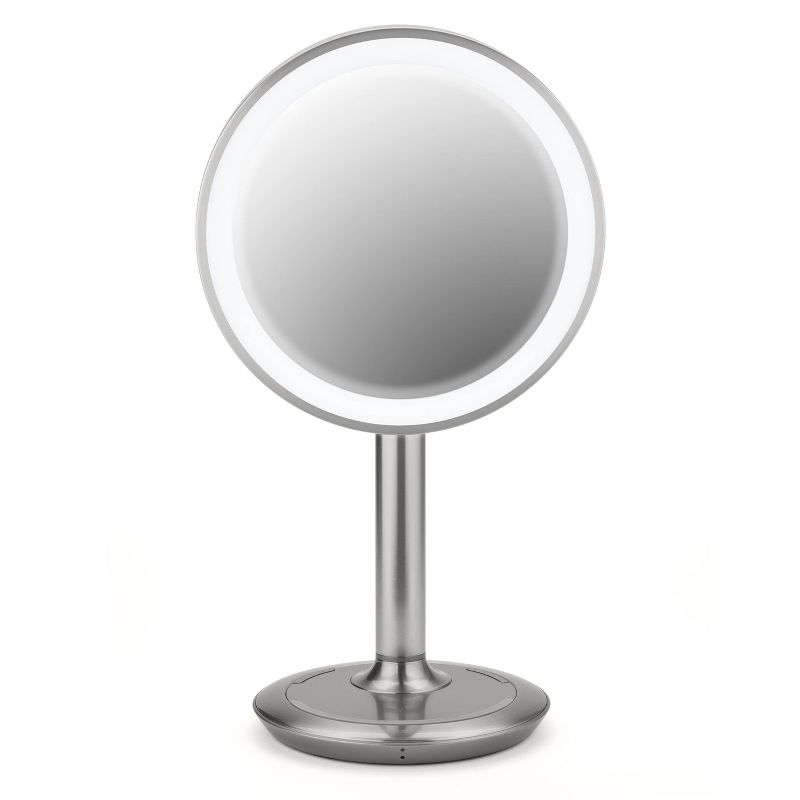 iHome 9" LUX POWER Lighted LED Vanity Makeup Mirror with  Bluetooth Audio