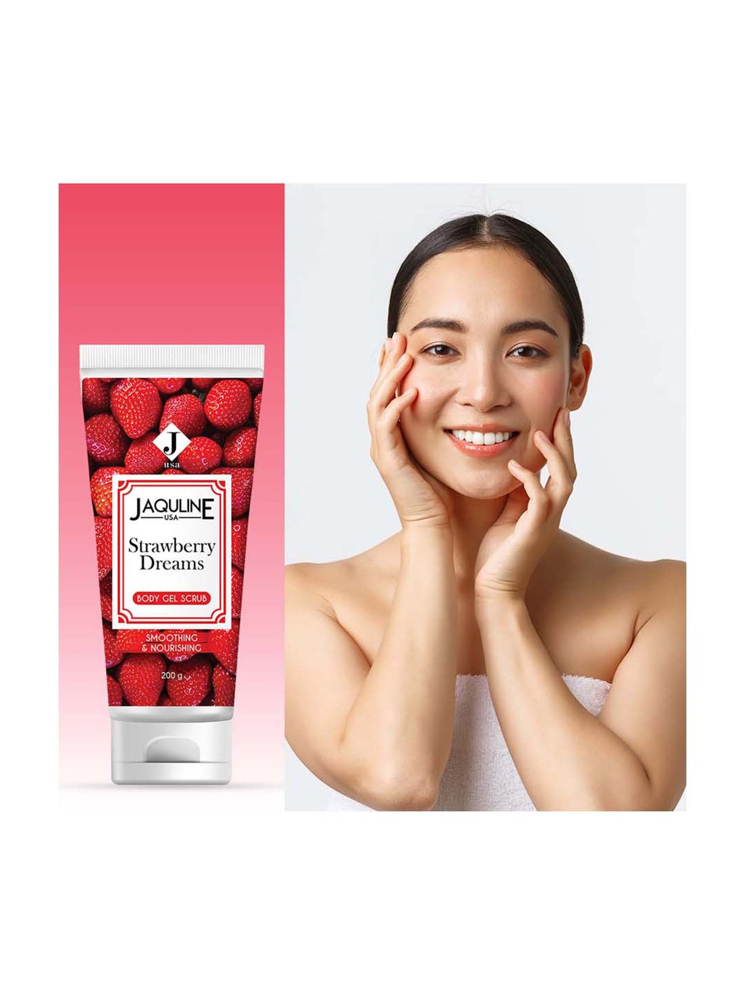 Jaquline USA Strawberry Dreams Body Scrub - 200 gm