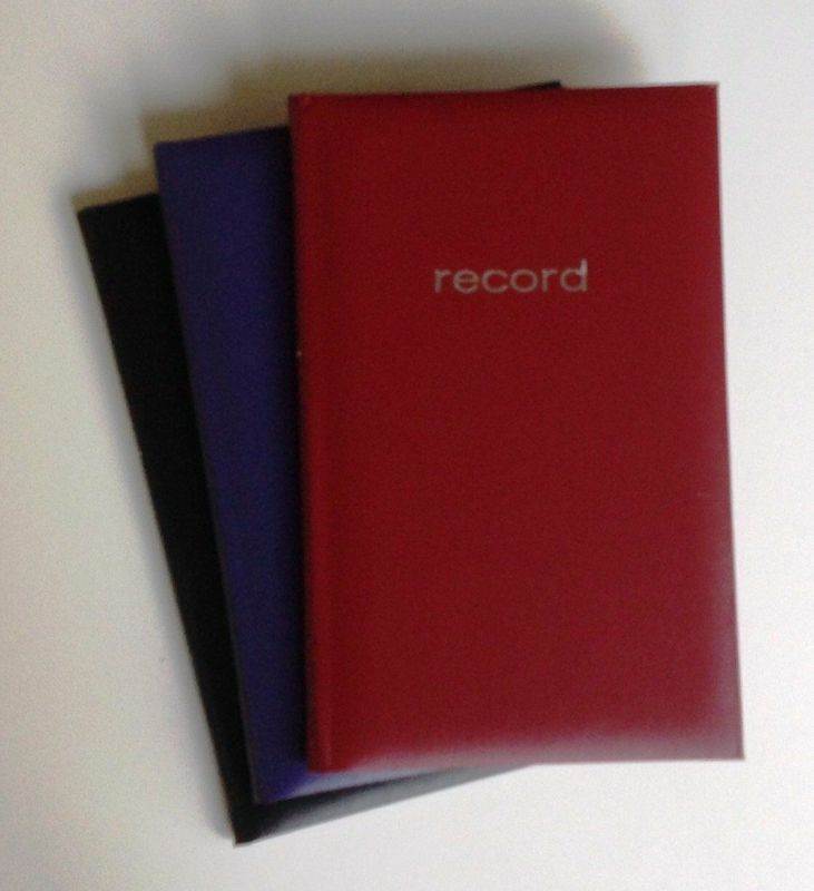 Life Noble Notes Bound On Side Stitched Notebooks: 5 in x 7 in. (Orange Cover, Gridded Pages)