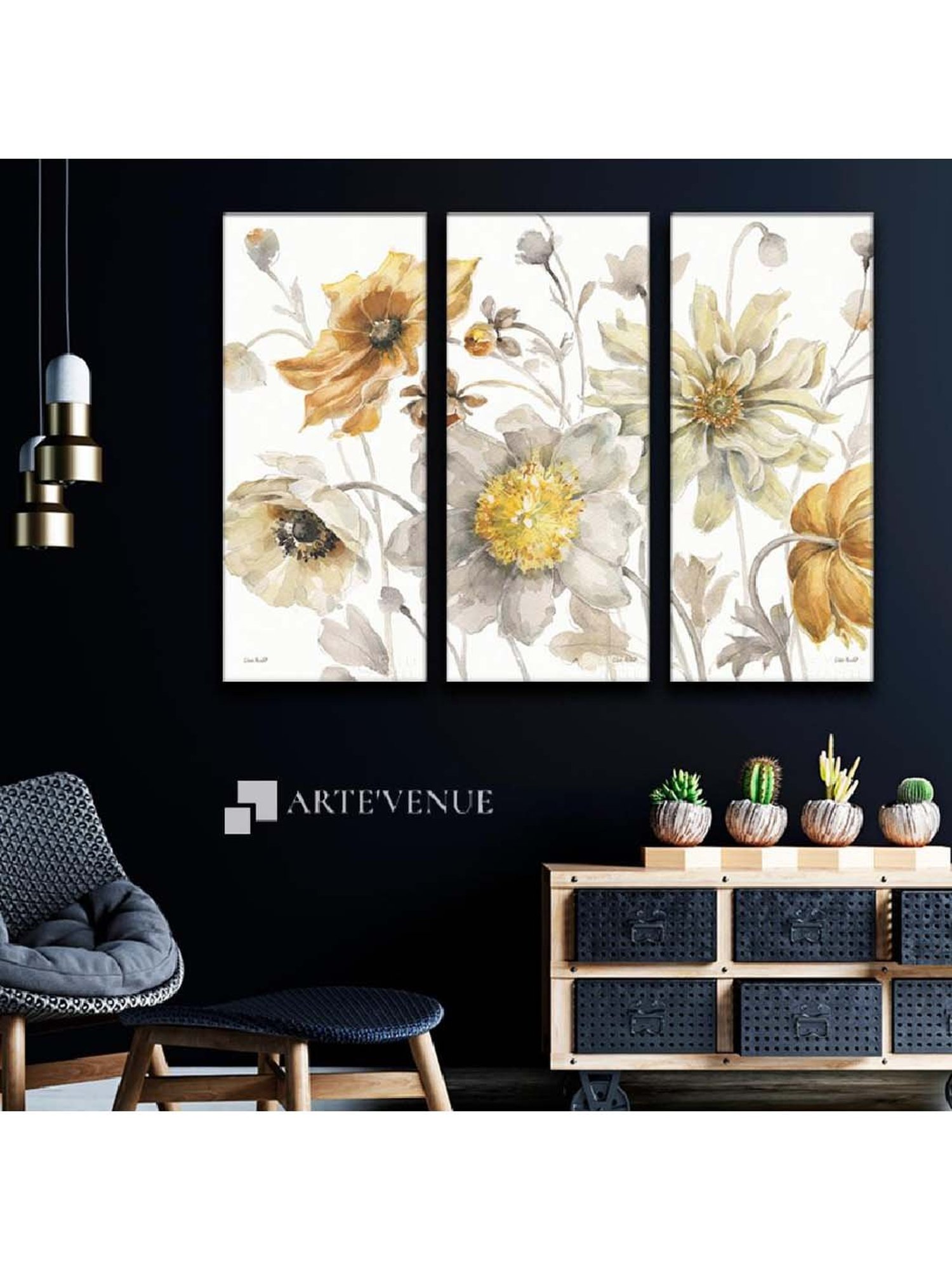 18"x24" 83 Oranges Juicy Surprise Unframed Wall Poster Print Blue - Deny Designs