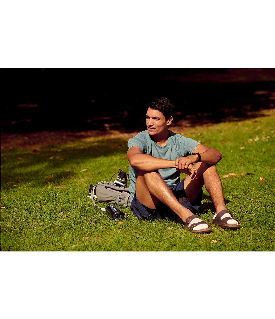 Birkenstock Arizona Men's Oiled Leather Soft Footbed Slip On Sandals