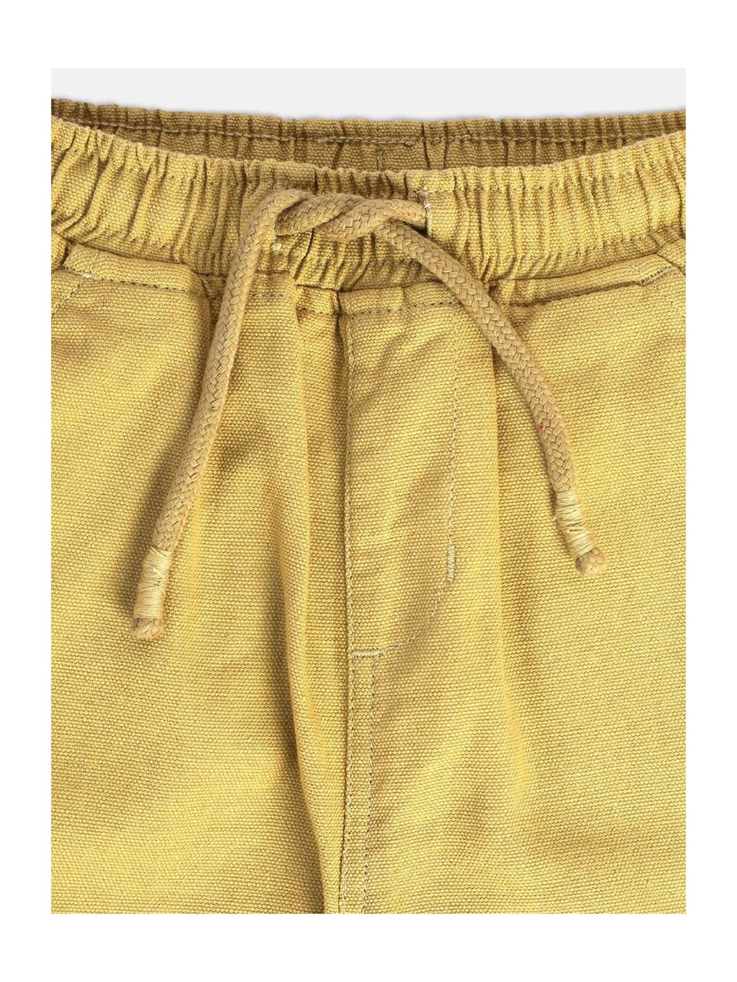 MINIKLUB Boys Beige Solid Pants