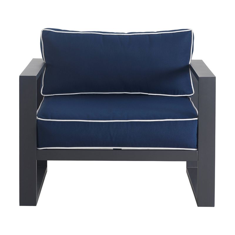 Monterey Outdoor Arm Chair - Gunmetal - Finch