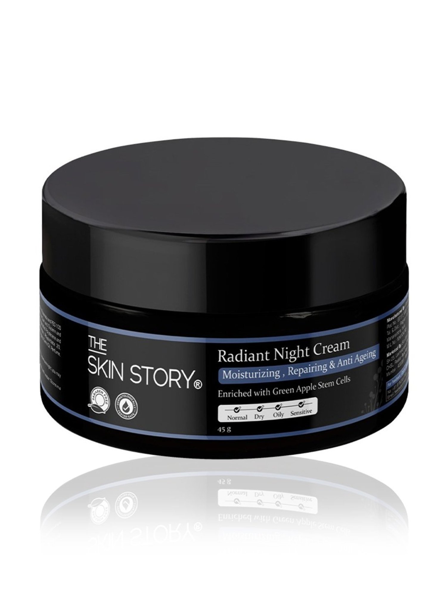 The Skin Story Green Apple Stem Cells Radiant Night Cream - 45 gm