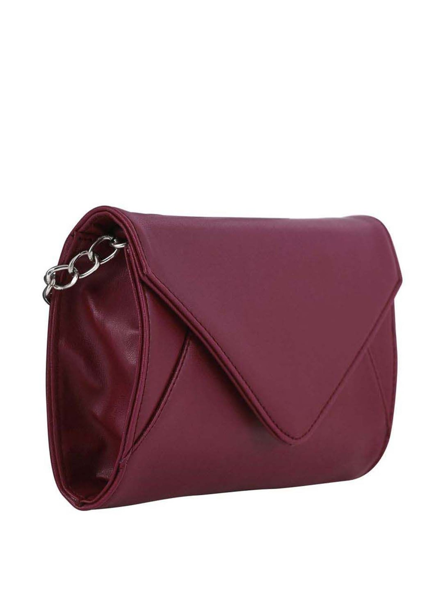 Toteteca Red Solid Medium Sling Handbag