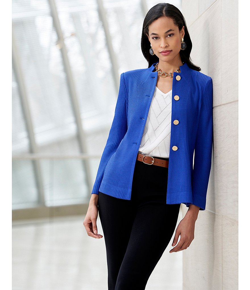 Misook Ponte Straight Leg Pull-On Pant