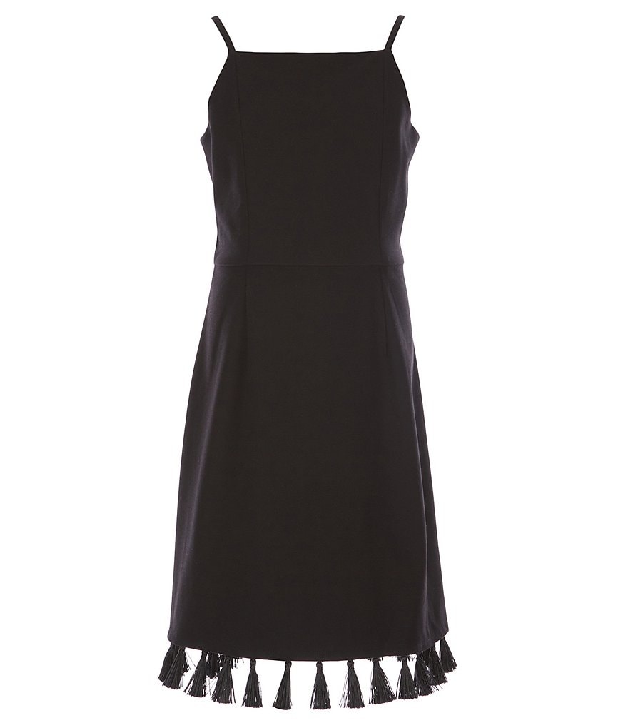 Angie Big Girls 7-14 Stripe Ruffle-Hem Maxi Dress