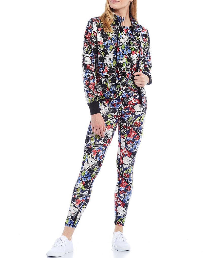 Lauren Ralph Lauren Floral French Terry Full-Zip Jacket
