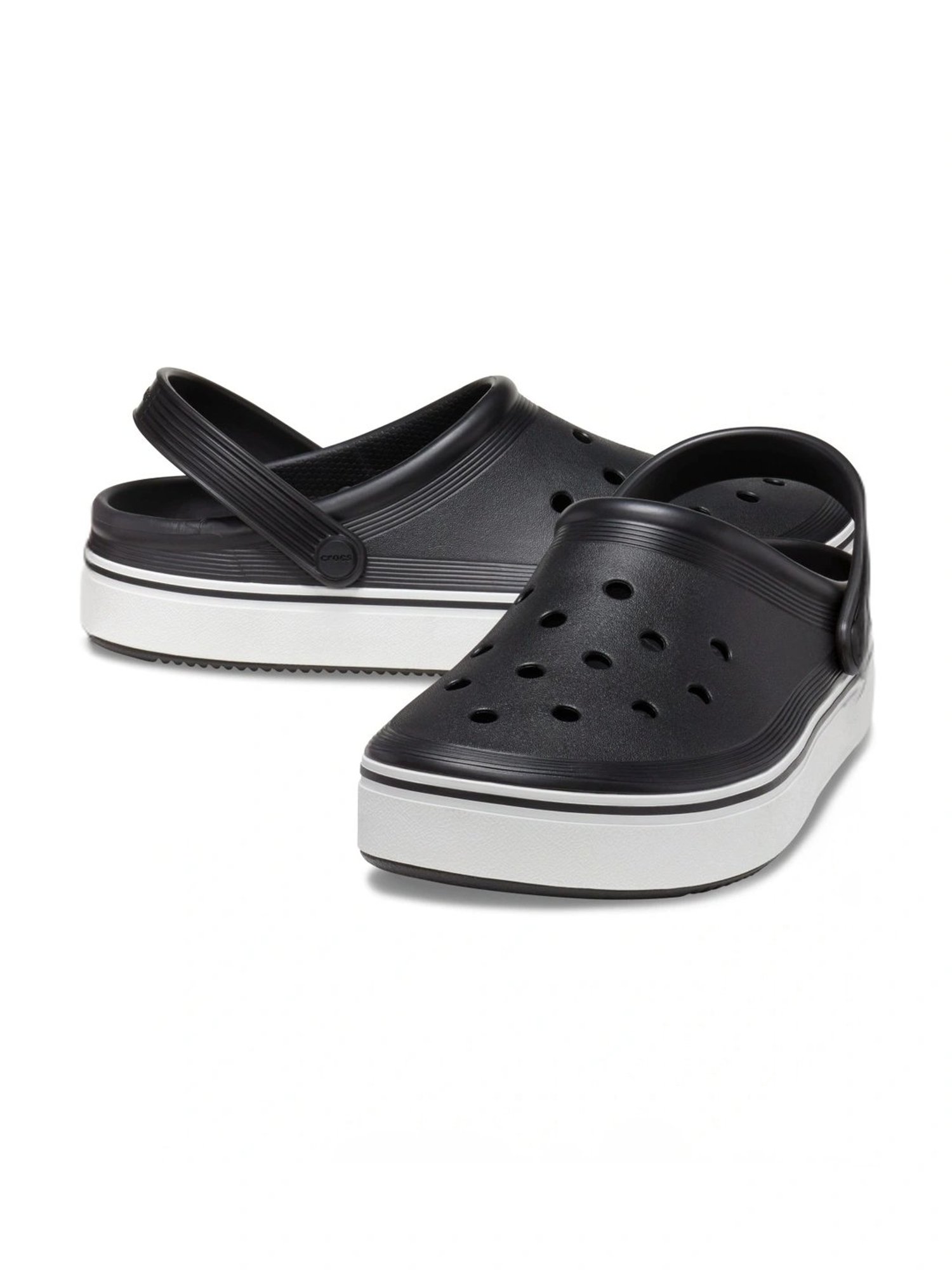 Crocs Men's Off Court Black Back Strap Clogs